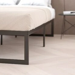 Emma And Oliver 14 Inch Twin Metal Platform Bed Frame/Steel Slat Support/No Box Spring Needed -Emma And Oliver GUEST 68c2b81a e22b 4d4e 8605 cd38e4f796df