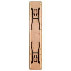 Emma And Oliver 8-Foot Rectangular Wood Folding Training / Seminar Table With Clear Coated Top 14 Emma And Oliver 8-Foot Rectangular Wood Folding Training / Seminar Table With Clear Coated Top -Emma And Oliver GUEST 68d83534 0451 47e7 85fa 99c393562022