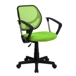 Emma And Oliver Mid-Back Mesh Swivel Task Office Chair With Curved Square Back And Arms 31 Emma And Oliver Mid-Back Mesh Swivel Task Office Chair With Curved Square Back And Arms -Emma And Oliver GUEST 69b94ff8 a962 4945 8013 cedd26992008