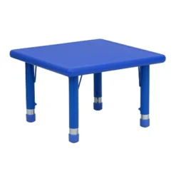 Emma And Oliver 24" Square Plastic Height Adjustable Activity Table -Emma And Oliver GUEST 6c26c306 5d15 4460 b9f7 5f6747a07da3