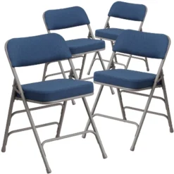 Emma And Oliver 4 Pack Premium Curved Triple Braced & Hinged Fabric Upholstered Metal Folding Chair 25 Emma And Oliver 4 Pack Premium Curved Triple Braced & Hinged Fabric Upholstered Metal Folding Chair -Emma And Oliver GUEST 6dfe57c3 0133 47b9 8c10 e22ea2dce014