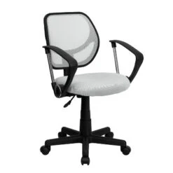 Emma And Oliver Mid-Back Mesh Swivel Task Office Chair With Curved Square Back And Arms 27 Emma And Oliver Mid-Back Mesh Swivel Task Office Chair With Curved Square Back And Arms -Emma And Oliver GUEST 6f22b0a9 f876 4f0d 8780 64077d8f5082