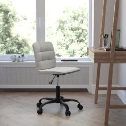 Emma And Oliver Home Office Armless Task Office Chair With Tufted Back/Seat -Emma And Oliver GUEST 6f50acd7 69af 4aef a2ea 0e9a84a37f38