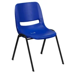 Emma And Oliver Ergonomic Kid's Shell Stack Chair - 12" Seat Daycare Home School -Emma And Oliver GUEST 6f86d2d7 7872 42f2 b98e b55a388317e5