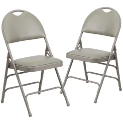 Emma And Oliver 2 Pack Home & Office Easy-Carry Party Events Padded Folding Chair -Emma And Oliver GUEST 728f3802 e48c 4358 bdce 0defccd87b85