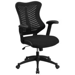 Emma And Oliver High Back Designer Mesh Executive Ergonomic Office Chair W/ Adjustable Arms -Emma And Oliver GUEST 74372104 a17c 469e a387 6a858613ae11