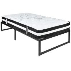 Emma And Oliver 14" Platform Bed Frame & 12" Mattress In A Box - No Box Spring Required -Emma And Oliver GUEST 759ce271 130a 4a46 ae90 1144564cb4e0
