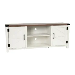 Emma And Oliver 59 Inch Barn Door TV Stand Fits Up To 65" TV's With Adjustable Shelf -Emma And Oliver GUEST 77104a33 d8c2 4af7 9f48 cc7cf4bb59a6