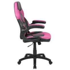 Emma And Oliver Gaming Racing PC Chair With Flip-up Arms -Emma And Oliver GUEST 780fcf5e a1ee 4314 bf2c 4afddcfc0553