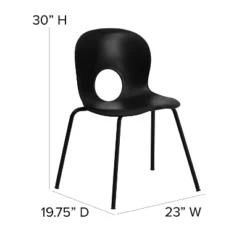 Emma And Oliver Multipurpose Designer Plastic Cafe Stack Chair 13 Emma And Oliver Multipurpose Designer Plastic Cafe Stack Chair -Emma And Oliver GUEST 783017d4 fb0a 4558 9e0b 476d0cace67b