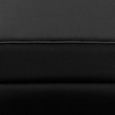 Emma And Oliver Mid-Back Black LeatherSoft And Mesh Swivel Task Office Chair With Arms 9 Emma And Oliver Mid-Back Black LeatherSoft And Mesh Swivel Task Office Chair With Arms - Image 9