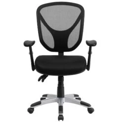Emma And Oliver Mid-Back Black Mesh Multifunction Swivel Ergonomic Task Office Chair - Arms 17 Emma And Oliver Mid-Back Black Mesh Multifunction Swivel Ergonomic Task Office Chair - Arms -Emma And Oliver GUEST 7d6675d8 5324 4999 84ad 6bc07585053c