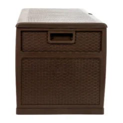 Emma And Oliver 120 Gallon Plastic Deck Box For Outdoor Patio Storage & Deck Organization -Emma And Oliver GUEST 7e5890b5 63e8 4048 9307 85cf6bb396f4