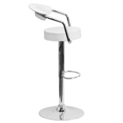 Emma And Oliver 2 Pack Contemporary Vinyl Adjustable Height Barstool With Arms And Chrome Base -Emma And Oliver GUEST 7ec0762c 6bc1 4283 8873 08e2209812ae