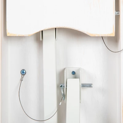 Emma And Oliver 40" X 12" Antique Rustic Solid Pine Folding Farm Bench - Portable Bench 6 Emma And Oliver 40" X 12" Antique Rustic Solid Pine Folding Farm Bench - Portable Bench - Image 6