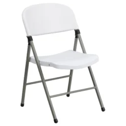 Emma And Oliver 2 Pack Commercial White Plastic Event Party Rental Folding Chair -Emma And Oliver GUEST 806d7c5a 1b8b 419a 8bf5 91abe3351d86