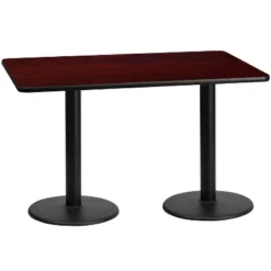 Emma And Oliver 30"x60" Rectangular Laminate Table With 18" Round Table Bases 8 Emma And Oliver 30"x60" Rectangular Laminate Table With 18" Round Table Bases -Emma And Oliver GUEST 80b289f6 c66d 405b 91fd 7568087a3fc8