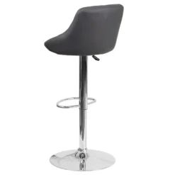 Emma And Oliver 2 Pack Contemporary Vinyl Bucket Seat Adjustable Height Barstool With Diamond Pattern Back And Chrome Base -Emma And Oliver GUEST 8266b6fa d9fa 48aa 9093 92f51ac1c60a