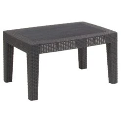 Emma And Oliver Outdoor Rattan Coffee Table -Emma And Oliver GUEST 83e18400 e0d8 4445 84f2 842eea564977