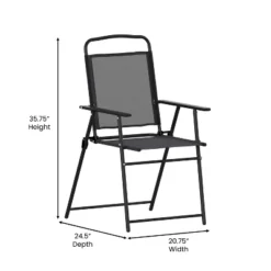 Emma And Oliver Set Of 4 Textilene Folding Sling Style Patio Chairs With Armrests 21 Emma And Oliver Set Of 4 Textilene Folding Sling Style Patio Chairs With Armrests -Emma And Oliver GUEST 87306d2a 825f 43c5 812d f66f4afd761d