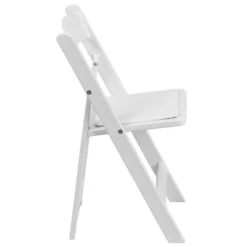 Emma And Oliver 11 Pack Kids White Resin Folding Chair With White Vinyl Padded Seat -Emma And Oliver GUEST 8969baaf b1e8 4d50 8446 1278b3578fcb