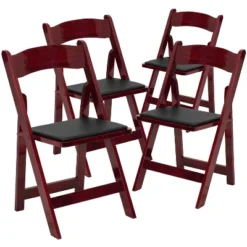 Emma And Oliver 4 Pack Wood Folding Chair With Vinyl Padded Seat 28 Emma And Oliver 4 Pack Wood Folding Chair With Vinyl Padded Seat -Emma And Oliver GUEST 8aaaf5c3 43a2 4379 ae14 8de25eba8c59