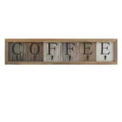 Emma And Oliver Distressed Rustic Coffee Sign With 6 Sturdy Metal Hooks To Accommodate Most Mug Sizes -Emma And Oliver GUEST 8b1202ef 2f39 4fc3 854b a9b2cfc410b0