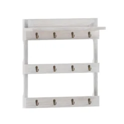 Emma And Oliver Wall Mounted Mug Rack With 12 Coffee Cup Hangers And Built-In Shelf For Coffee, Sugar & More -Emma And Oliver GUEST 8cfd5d8d 55a2 4a12 b0c2 827b77601e5e