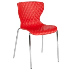 Emma And Oliver Contemporary Design Accent Dining Plastic Stack Chair -Emma And Oliver GUEST 919aa7be e3d9 494b 8b04 6ef927538afe