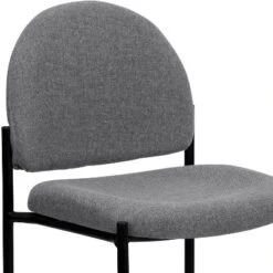 Emma And Oliver Comfort Stackable Steel Side Reception Chair -Emma And Oliver GUEST 91c61d55 d3ca 4436 a45f 6bb1bc1844a0