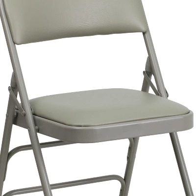 Emma And Oliver 4 Pack Home & Office Portable Party Events Padded Metal Folding Chair 6 Emma And Oliver 4 Pack Home & Office Portable Party Events Padded Metal Folding Chair - Image 6