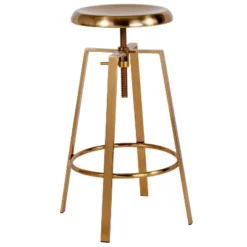 Emma And Oliver Industrial Style Barstool With Swivel Lift Seat -Emma And Oliver GUEST 95e07bce 8a4c 4915 bd46 cfd01c13d835