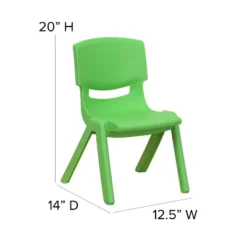 Emma And Oliver 10 Pack Plastic Stackable School Chair With 10.5" Seat Height -Emma And Oliver GUEST 96a80c11 f52d 4b66 ab89 c76e693f3a85