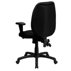 Emma And Oliver High Back Fabric 3-Paddle Ergonomic Swivel Office Chair Adjustable Arms -Emma And Oliver GUEST 96ddb6b5 91ee 4c18 8ffa 628506a9e891