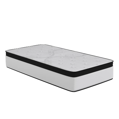 Emma And Oliver Hybrid Mattress In A Box With CertiPUR-US Certified Foam, Pocket Spring Core & Knit Fabric Top For All Sleep Positions 13 Emma And Oliver Hybrid Mattress In A Box With CertiPUR-US Certified Foam, Pocket Spring Core & Knit Fabric Top For All Sleep Positions - Image 13