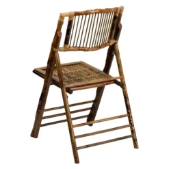 Emma And Oliver 2 Pack Commercial Event Party Rental Bamboo Folding Chair -Emma And Oliver GUEST 9c195c2d d44b 4368 990f da4a0fbda85e