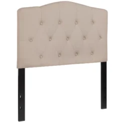 Emma And Oliver Arched Button Tufted Upholstered Headboard -Emma And Oliver GUEST 9d6db22e d532 47f9 83e8 b0d14fed3579