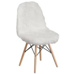 Emma And Oliver Shaggy Dog Fur Accent Chair -Emma And Oliver GUEST 9e398dee 1f10 4e04 87d5 835e84d5ed9a