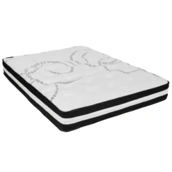 Emma And Oliver 10 Inch Pocket Spring Mattress - Premium Mattress -Emma And Oliver GUEST 9e45dbcd 6e6b 4477 87f3 97e0bcd1d800