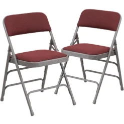 Emma And Oliver 2 Pack Home & Office Party Events Fabric Padded Metal Folding Chair -Emma And Oliver GUEST 9ea7b07c 3d71 4a64 b2b9 d4b1b3713aea