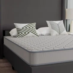 Emma And Oliver Premium ComfortMedium Firm Hybrid Innerspring Mattress In A Box With Knitted Fabric Top And CertiPUR-US Certified Foam -Emma And Oliver GUEST 9eccfc96 8b16 4c8b a573 7c292edb3089