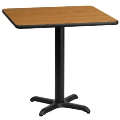 Emma And Oliver 30" Square Laminate Table Top With 22"x22" Table Height Base -Emma And Oliver GUEST 9ef313ee 0929 4dfb 8ae2 0c3dcf672ef3