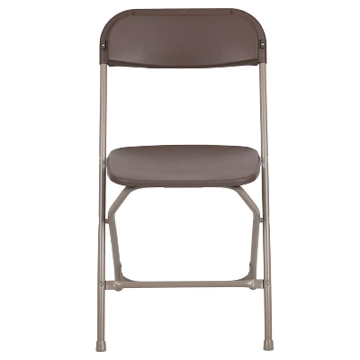 Emma And Oliver Set Of 2 Stackable Folding Plastic Chairs - 650 LB Weight Capacity 6 Emma And Oliver Set Of 2 Stackable Folding Plastic Chairs - 650 LB Weight Capacity - Image 6
