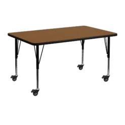 Emma And Oliver Mobile 24x48 Rectangle HP Laminate Preschool Activity Table -Emma And Oliver GUEST a0bccf94 039d 4ba9 9fff 3e9993fd3876