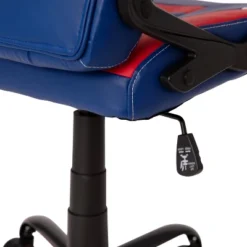 Emma And Oliver Faux Leather Ergonomic High Back Gaming Chair With Adjustable Seat Height, Lumbar Support And Padded Arms In Red, White & Blue -Emma And Oliver GUEST a106aa58 11c4 4dc0 aec3 58679bc0c47b