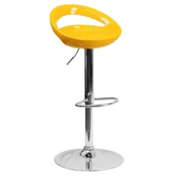 Emma And Oliver 2 Pack Contemporary Plastic Adjustable Height Barstool With Rounded Cutout Back And Chrome Base 28 Emma And Oliver 2 Pack Contemporary Plastic Adjustable Height Barstool With Rounded Cutout Back And Chrome Base -Emma And Oliver GUEST a1d07807 3f53 494b 8d93 ee133c2c49a3