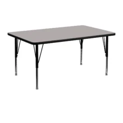 Emma And Oliver 24x48 Rectangle HP Laminate Adjustable Preschool Activity Table -Emma And Oliver GUEST a28c6f1d 5563 4699 bc8d 4af575ed2862