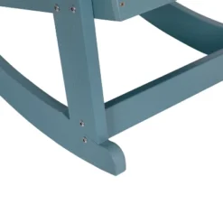 Emma And Oliver Set Of 2 Marcy Classic All-Weather Poly Resin Rocking Adirondack Chairs With Stainless Steel Hardware For Year Round Use -Emma And Oliver GUEST a29d1c44 8fda 462e 9f49 5b0e1ae5ab9c