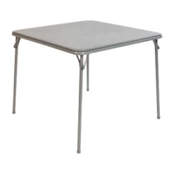 Emma And Oliver Foldable Card Table With Vinyl Table Top - Game Table - Portable Table -Emma And Oliver GUEST a2e15ac9 4845 459b ab28 e5b358f11080