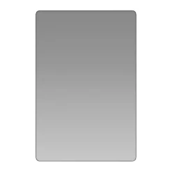 Emma And Oliver Powder Coated Metal Decorative Wall Hanging Mirror With Rounded Corners; Hangs Horizontally Or Vertically -Emma And Oliver GUEST a4325fa1 cb0c 41a7 891d 72eb370931b1